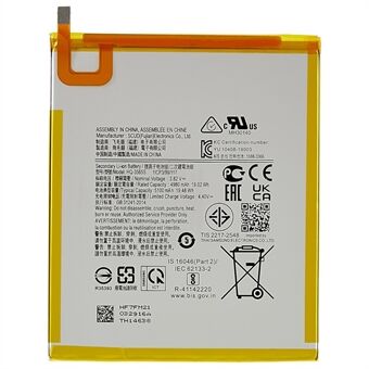 For Samsung Galaxy Tab A7 Lite 8.7-inch 4.40V 4980mAh Li-ion Polymer Battery Assembly Part (Encode: HQ-3565S) (without Logo)