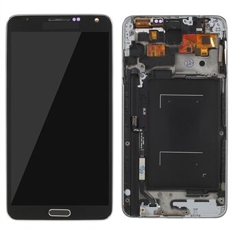 LCD Screen and Digitizer Assembly + Frame Part for Samsung Galaxy note 3 N9005 with Screen Brightness IC
