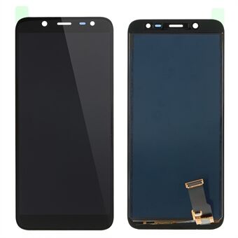 Reparationsdel til LCD-skærm og digitaliseringsmodul til Samsung Galaxy J6 (2018) J600 med skærmlysstyrke IC - Sort