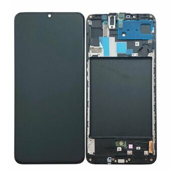 OEM LCD-skærm og digitaliseringssamling + rammedel (uden logo) til Samsung Galaxy A70 A705 SM-A705F - Sort