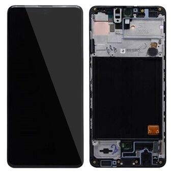 OEM LCD Screen and Digitizer Assembly + Frame Replace Part (without Logo) for Samsung Galaxy A51 A515 - Black