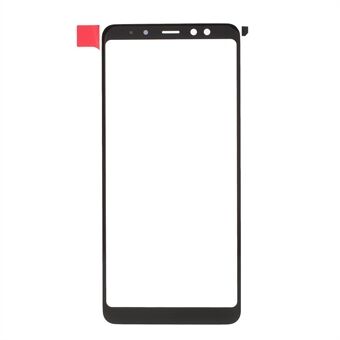 OEM Front Screen Glas Linse Erstatningsdel til Samsung Galaxy A8+ (2018) A730 - Sort