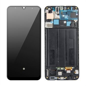 OEM LCD Screen and Digitizer Assembly + Frame Replace Part (Without Logo) for Samsung Galaxy A50S SM-A507 - Black