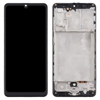 OEM LCD Screen and Digitizer Assembly + Frame (Without Logo) for Samsung Galaxy A31 SM-A315 - Black