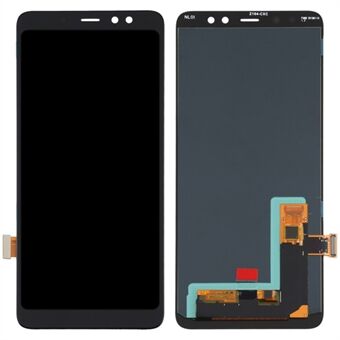 OLED-skærm og digitaliseringsdel (OLED-udførelse, mindre størrelse) til Samsung Galaxy A8+ (2018) A730