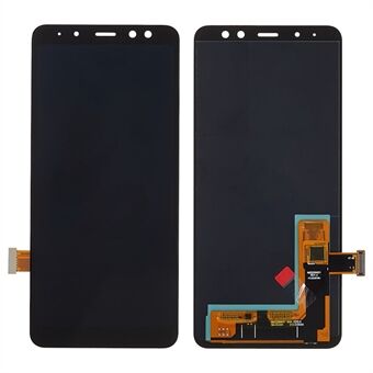 Til Samsung Galaxy A8 (2018) A530 Grade C OLED-skærm og digitaliseringssamlingsudskiftningsdel (uden logo)
