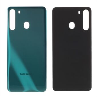 OEM Battery Door Housing Cover without Adhesive Sticker for Samsung Galaxy A21 A215