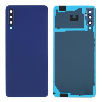 Bagside batterihuscover med Ring linsecover del (uden logo) til Samsung Galaxy A7 (2018) A750