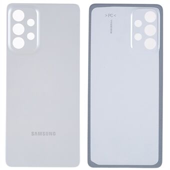 Til Samsung Galaxy A73 5G A736 OEM plastik batterihus Udskiftning af bagcover - sort