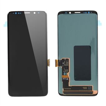 Reservedel til LCD-skærm og digitaliseringsmodul til Samsung Galaxy S9+ G965 (Ikke-OEM-skærmglasobjektiv, OEM andre dele) - Sort