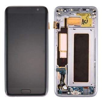 LCD Screen and Digitizer Assembly + Frame + Small Parts for Samsung Galaxy S7 edge G935