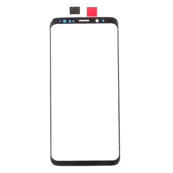 Til Samsung Galaxy S9 SM-G960 Front Screen Glas Lens Erstatningsdel - Sort