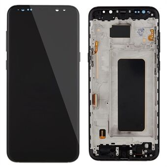 For Samsung Galaxy S8+ Grade C LCD Screen and Digitizer Assembly + Frame Replacement Part (TFT Technology) (without Logo) - Black