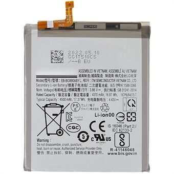 3.86V 4370mAh High Capacity Phone Battery for Samsung Galaxy S21 FE 5G Replacement Assembly Battery EB-BG990ABY