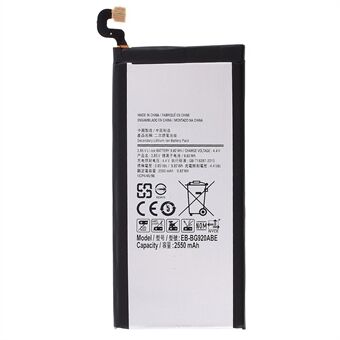 For Samsung Galaxy S6 3.85V 2550mAh Li-ion Polymer Battery Replacement Part (Encode: EB-BG920ABE) (without Logo)
