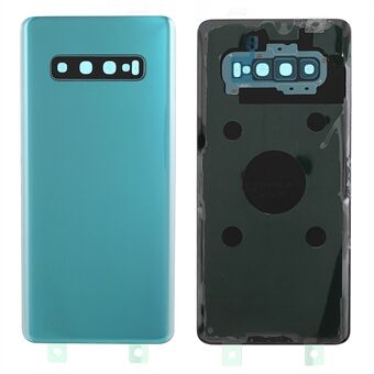 Back Battery Housing Cover with Camera Ring Lens Cover Replacement (without Logo) for Samsung Samsung Galaxy S10 Plus