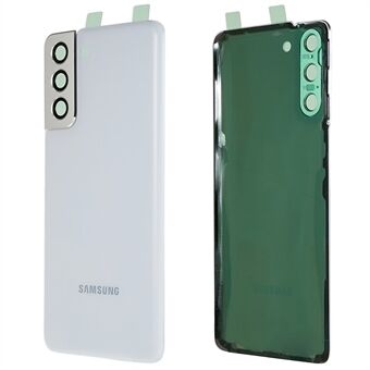 Til Samsung Galaxy S21 5G G991 batterihus med selvklæbende mærkat + kameralinsecover