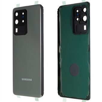 Til Samsung Galaxy S20 Ultra 4G / 5G G988 batterihus med selvklæbende mærkat + kameralinsecover