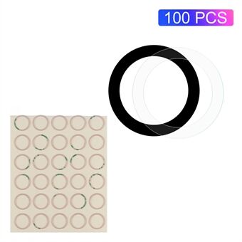 100Pcs/Set Adhesive Stickers for iPhone XR 6.1" / 8/7 4.7-inch Rear Camera Glass Lens Cover