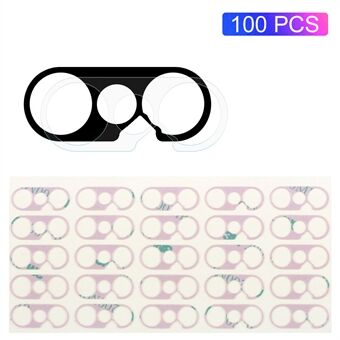 100Pcs/Lot Adhesive Stickers for iPhone X / XS / XS Max Rear Back Camera Glass Lens Cover