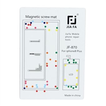 JF-870 magnetisk skruepude Mobiltelefon reparationsværktøj til iPhone 8 Plus