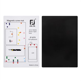 JF-870 Magnetisk Skruemåtte Skrue Organizer Pad til iPhone X