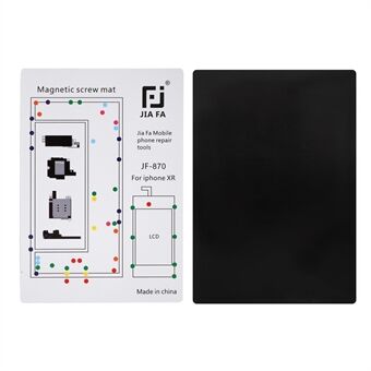 JF-870 Magnetisk Skruemåtte Skrue Organizer Pad til iPhone XR