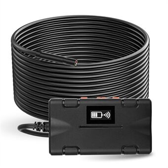 F270 10m hårdtråd 8mm linse WiFi vandtæt industrielt endoskop Dæmpbart 8-LED kloakboreskop rørinspektionskamera