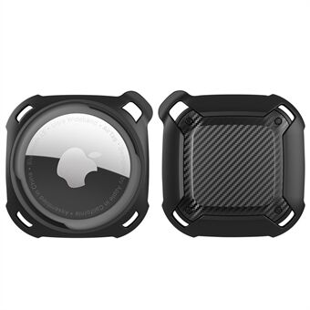 Matt TPU + Akryl Carbon Fiber Cover Case til Apple AirTag