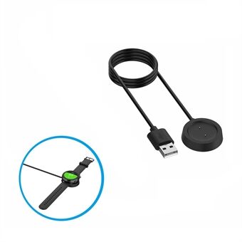 USB Magnetisk Opladning Dock Kabelledning Oplader til Xiaomi Huami Amazfit GTR 42mm 1909 / GTR 47mm 1901 Ur - Sort
