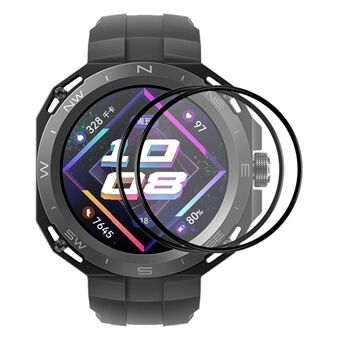 ENKAY HAT-PRINCE 2 stk til Huawei Watch GT Cyber Watch Skærmbeskytter Fuld dækning 3D Buet Blød PC Edge Ultra Clear Film