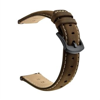 22 mm ægte læder Smart urrem udskiftning af rem til Samsung Gear S3 Classic/ Gear S3 Frontier