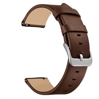 22mm ægte læderurrem Smart Watch Band til Huawei Watch GT / Watch Magic / Watch 2