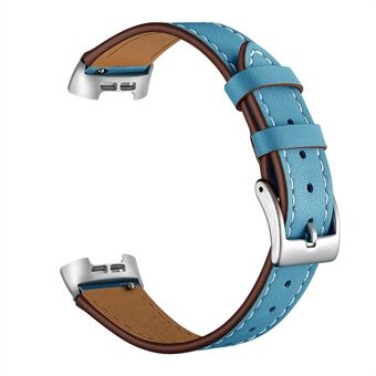 Ægte læderbelagt Smart Watch-rem til Fitbit Charge 4/3