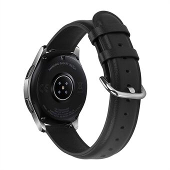 22mm Ægte Læder Smart Watch strop til Samsung Galaxy Watch 46mm