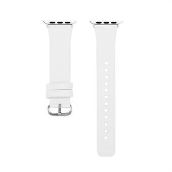 Litchi Texture Toplag okselæder Smart Watch Band til Apple Watch Series 3/2/1 38mm