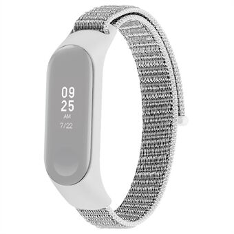 Loop Fastener Nylon Weaven Smart Watch Strap for Xiaomi Mi Band 4/Band 3