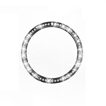 Rhinestone Decor Index Ring Rustfrit Steel Ur Bezel Ring til Samsung Galaxy Watch 46mm