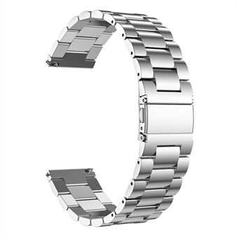 Rustfrit Steel Smart Watch Band udskiftning til Samsung Galaxy Watch3 41mm - Sølv