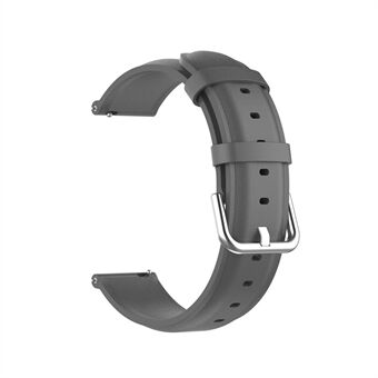 22 mm ægte læder urrem til Huawei Watch GT Runner/Watch GT 3 46 mm, Pin Spænde Smart Watch Band