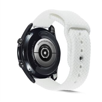 20mm vævet design silikone urrem til Samsung Galaxy Watch Active 2 / Gear S2 Classic Etc