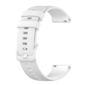22 mm Universal Grid Texture Silikone Urrem Udskiftningsrem til Huawei Watch 3/3 Pro / Samsung Amazfit Watch Etc