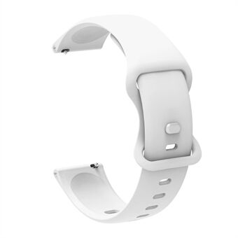 Erstatning silikone håndledsrem Justerbar Smart Watch Band 22mm til Samsung Huawei Amazfit