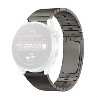 22 mm rustfrit Steel Quick Release Smart Watch Band Armbåndsrem Udskiftning til Huawei Watch GT 2 Pro Porsche