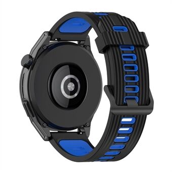 22 mm silikone urrem Blødt armbånd med spænde til Samsung Galaxy Watch 3 45 mm R840/Gear S3/Huawei Watch GT 2e/GT3 46 mm/GT Runner