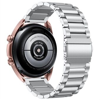 Til Huawei Watch GT 2 42 mm/Watch 2 Urrem i rustfrit Steel Quick Release 20 mm Urrem Business Urrem - Sølv