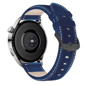 Til HUAWEI Watch GT3/ Samsung Galaxy Watch 46 mm læderurrem 22 mm Universal urrem med spænde