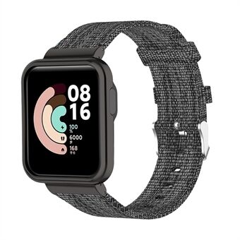 Til Xiaomi Redmi Watch/Mi Watch Lite Nylon Canvas Smart Watch Band Justerbar erstatningsrem