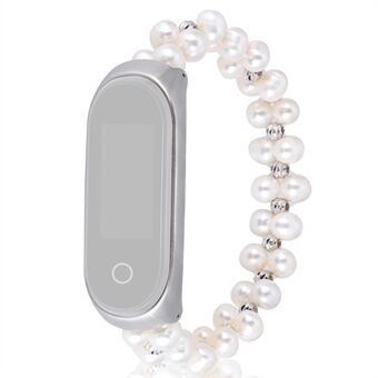 Til Xiaomi Mi Band 5/6 Pearls Armbånd Smart Watch Band Erstatningshåndledsrem