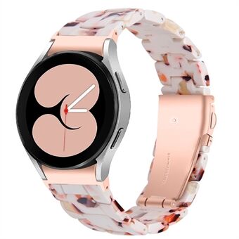 Til Samsung Galaxy Watch4 Active 40mm/44mm / Watch4 Classic 42mm/46mm Stilfuldt resin håndledsrem Smart Watch Replacement Band